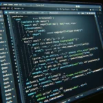 Des lignes de code du langage Go sur un écran