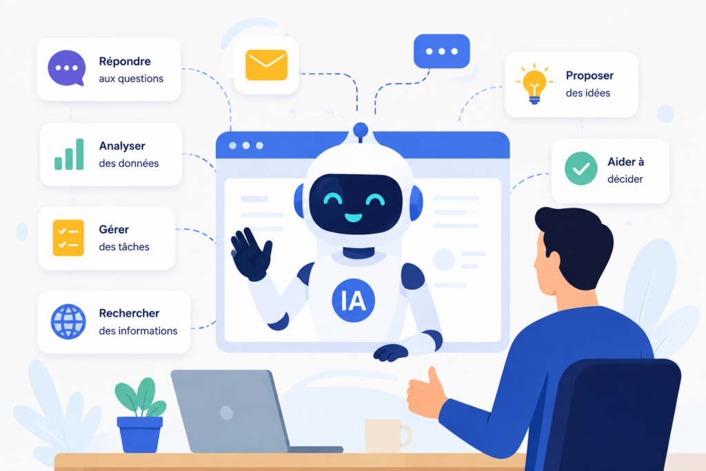 illustration agent IA