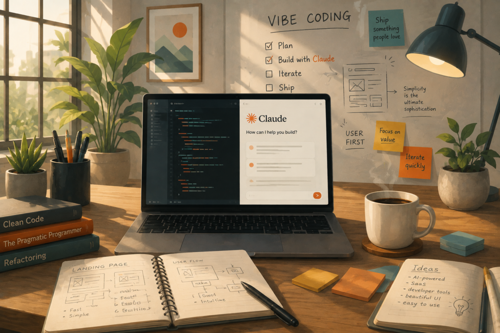 vibe coding avec Claude