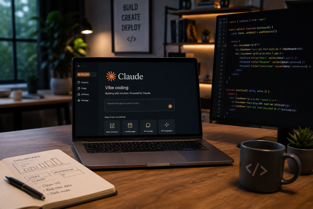 vibe coding avec Claude